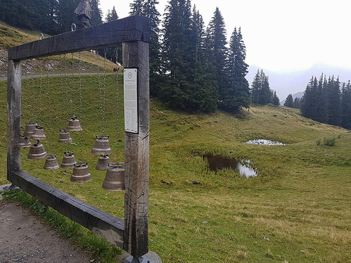 Scene In The Swiss Alps That Looks Like A Riddle From A Video Game