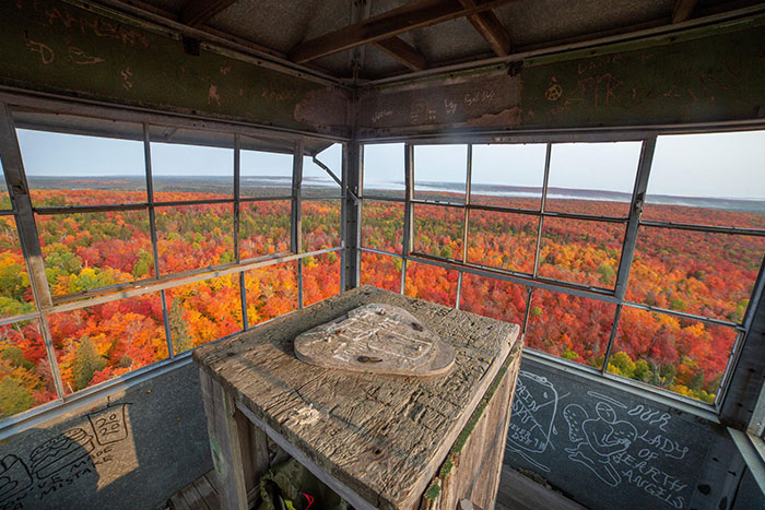 Fall Colors From An Abandoned Fire Watchtower In Minnesota