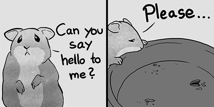 Artist Who Makes People Cry With Her Animal Comics Just Released A New One About A Neglected Hamster