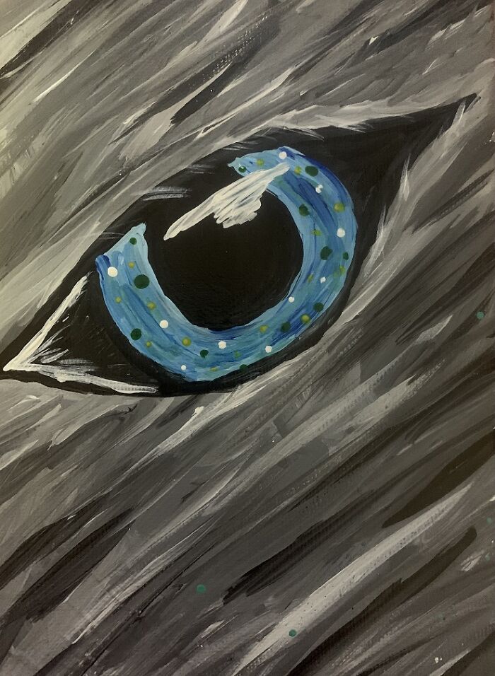 Eye Of Sophia - Acrylic On Canvas