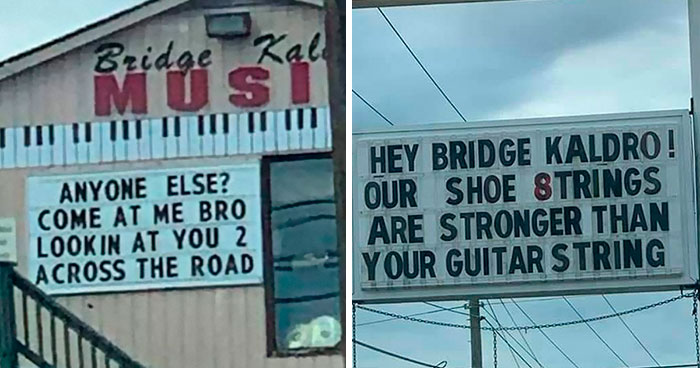 This Town Has A Sign War Going On Between Many Businesses And It’s Entertaining The Locals (20 Pics)