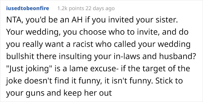 Woman Keeps Making Racist Jokes About Her Sister's Korean BF, Gets Banned From Their Wedding