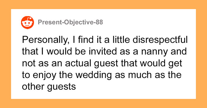 Woman Asks If She’s Wrong To Refuse A Wedding Invitation Where She Is Expected To Babysit All The Kids For Free