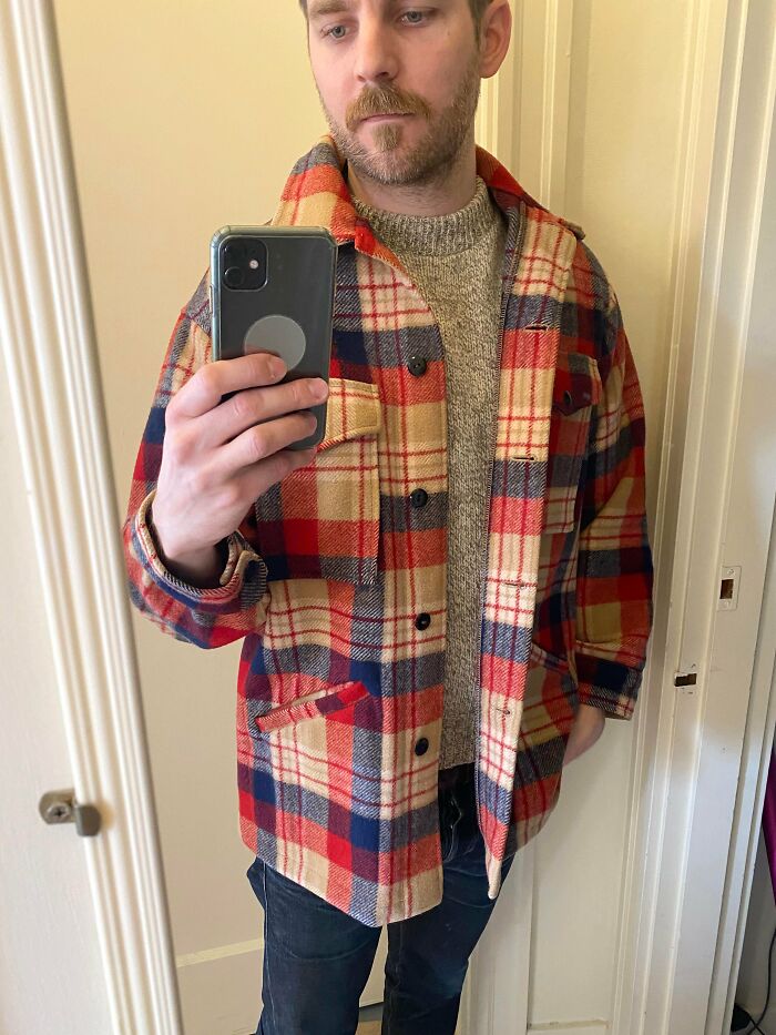 Picked Up This 50s 60s Pendleton Jacket Today For $25. It's Brand New!