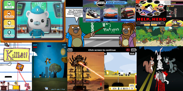 A Selection Of Web Games.