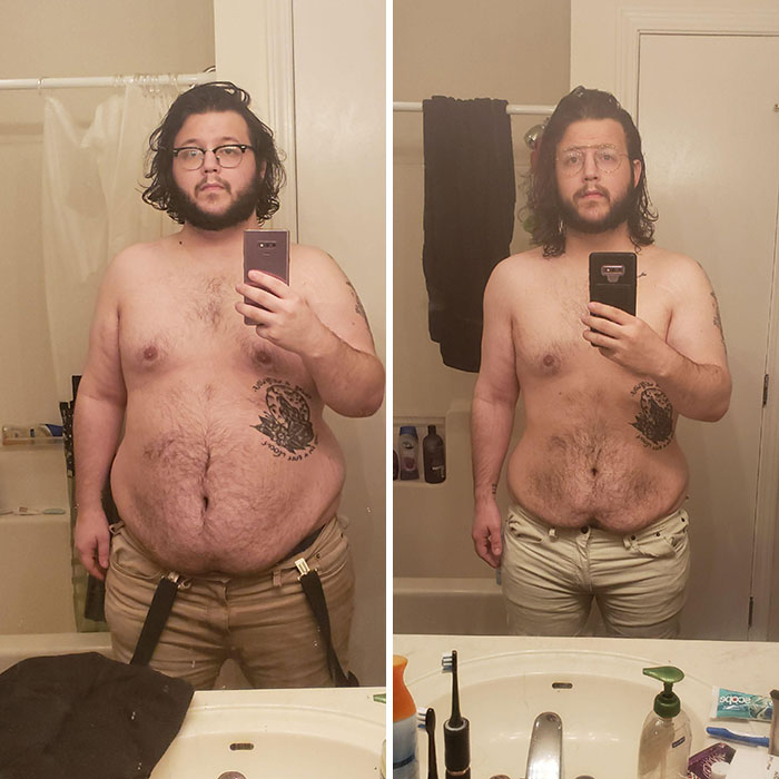 Progress Pictures. Aug 20, 296 To March 27, 210. Starting Weight Was 330, December 2019