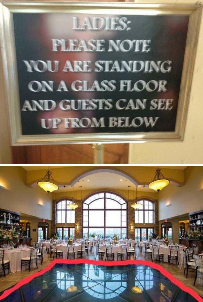 Ballroom Where Everyone Downstairs Can See Up Your Skirt