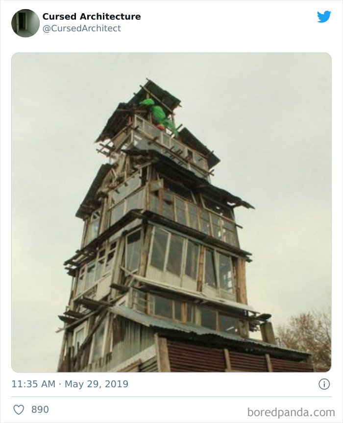 The "Cursed Architecture" Twitter Feed Showcases The Best Of The Worst (40 Pics)