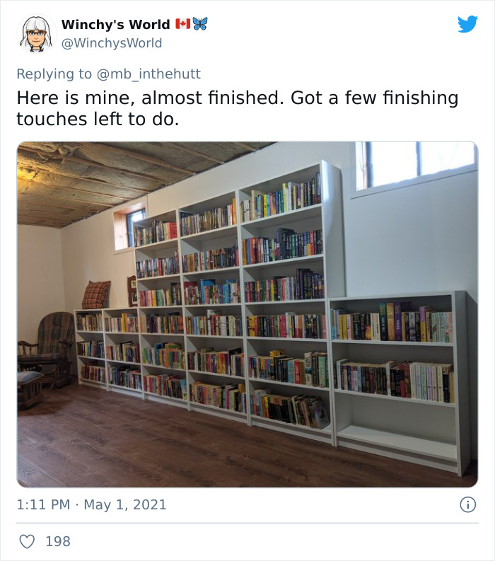 After A Twitter User Shared Her Finished Home Library 21 Others Responded By Showing Theirs.
