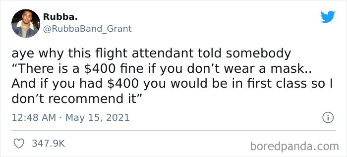 Flight Attendant got facts.