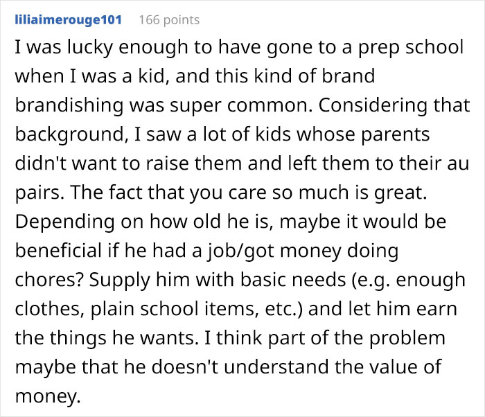 Teenage Son Makes Fun Of Less Wealthy Kids, Mom Takes Away His Expensive Clothes And Car To Teach Him A Lesson