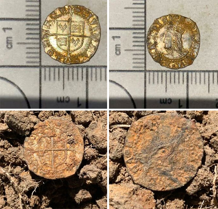 I Found This Tiny Elizabeth I Penny Today! It Was 10 Inches Deep With The Xp Deus And Weighs Just 0.6 Grams! It’s Cleaned Up Well!