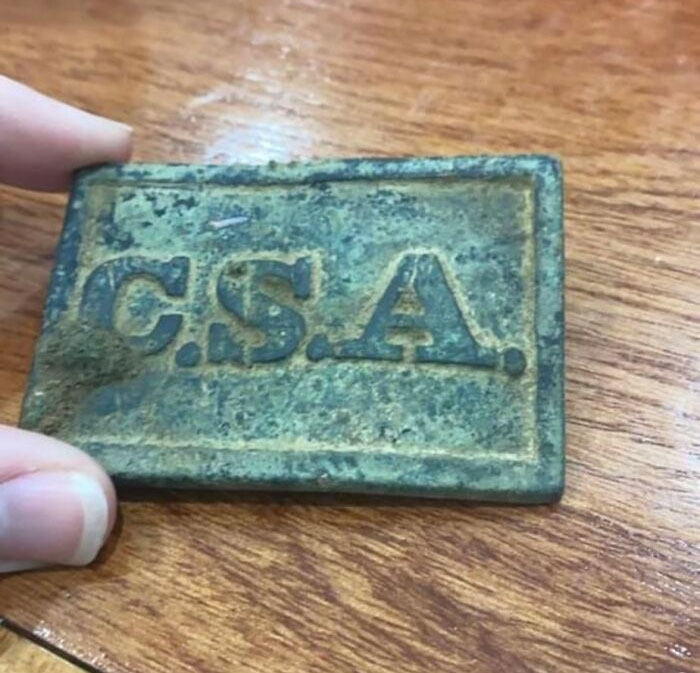 I Was Clearing Out A Spot For A Doggie Pool When I Found This About 6” Down In The Georgia Clay