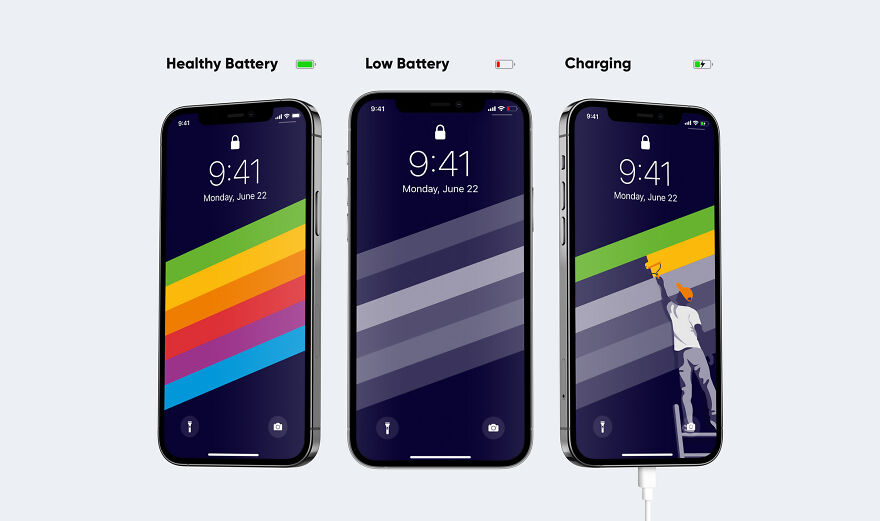 Power-Up Your Charging Experience With These Innovative Dynamic Wallpapers.