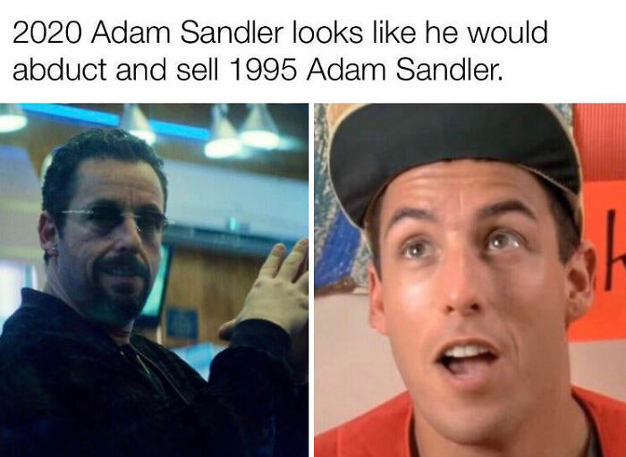 Why Does Adam Sandler Look Like That Tho?