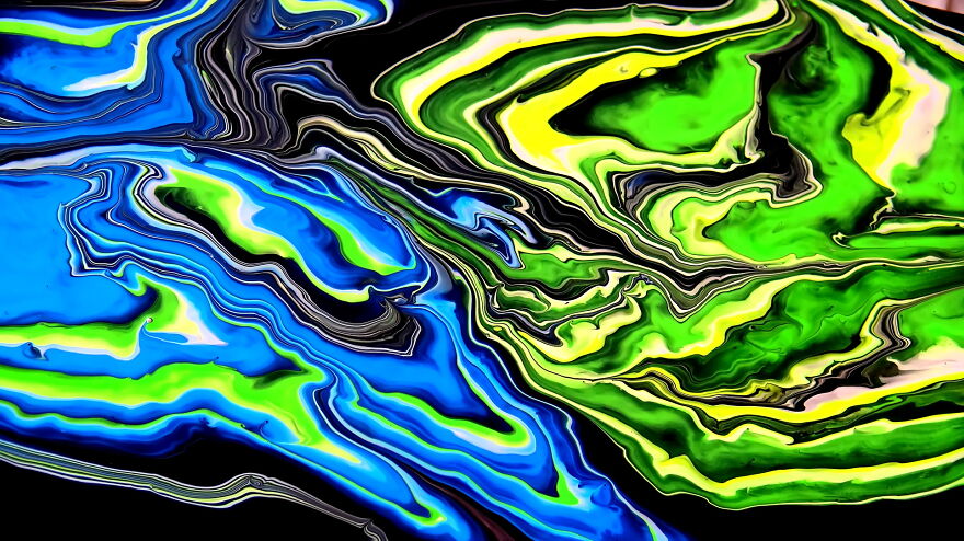 Acrylic Pour Painting With Marbles ~ Painting With Fluorecent Paints ~ Art Video Tutorial Acrylic Pour Painting With Marbles ~ Painting With Fluorecent Paints ~ Art Video Tutorial
