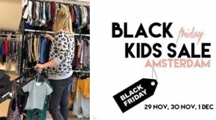 Black Kids Sale Friday Amsterdam