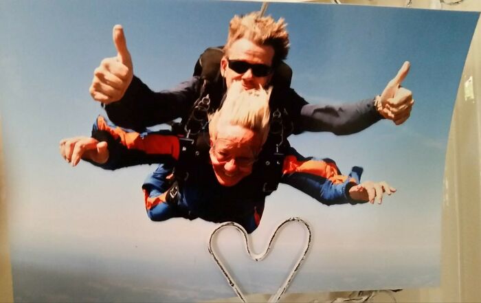 My 70-Year-Old Grandmother Skydiving For Her Birthday