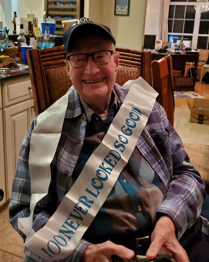 My Grandfather Turns The Big 100 Today! Here's To Many More, Grandpa