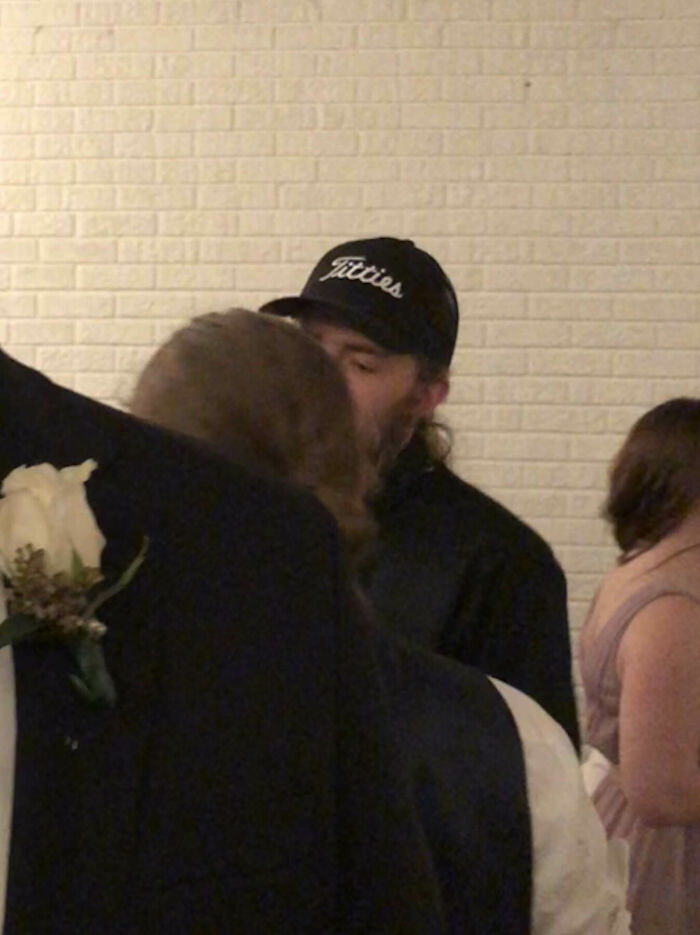 He Wore This Hat To My Friend’s Wedding