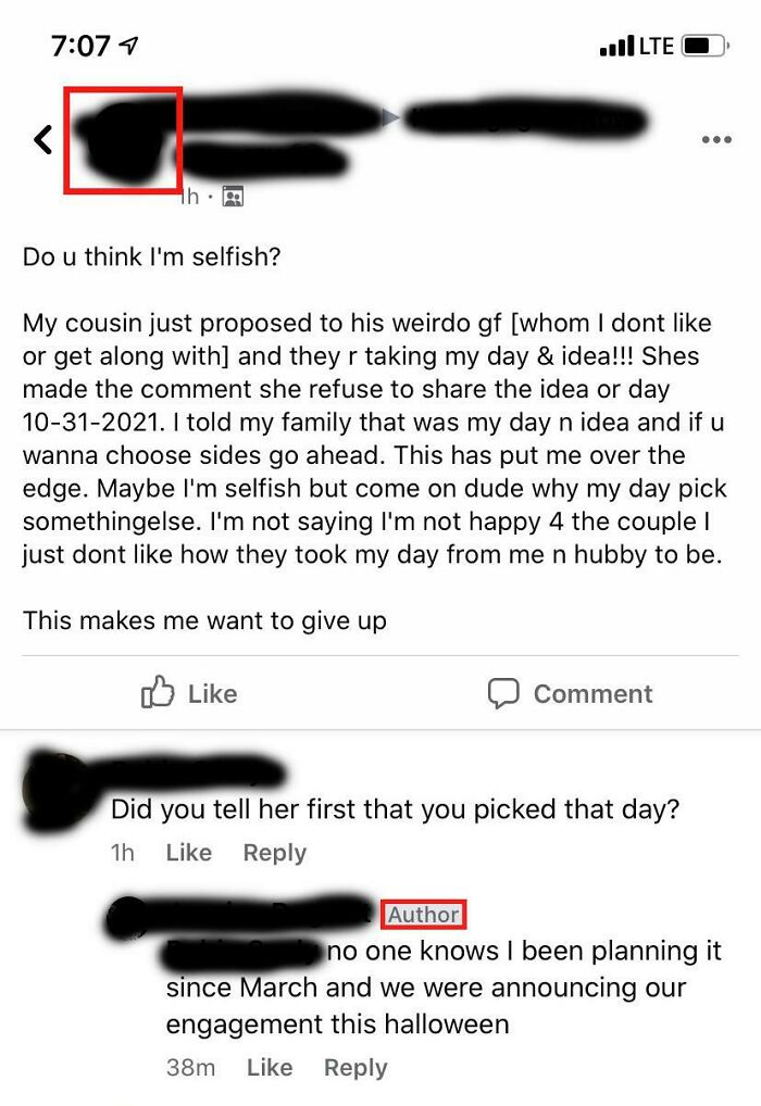 Op Is Mad Her Cousin's "Weird" (Apparently Psychic?) Girlfriend Stole Her Wedding Date She Told No One About