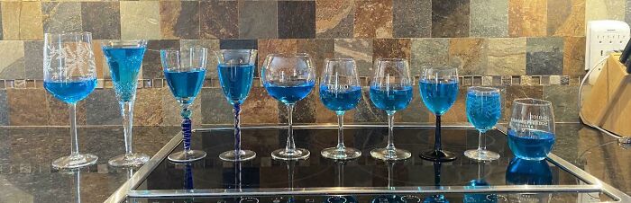 This Is What 5oz (Standard Wine Glass Size) Looks Like In Different Wine Glasses