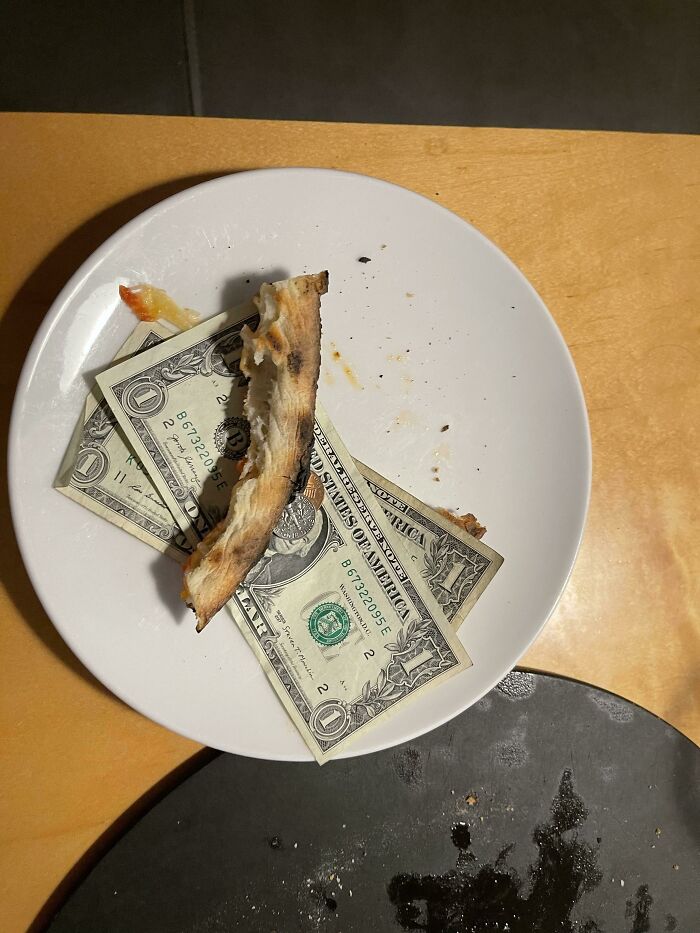 The Way This Table Left A Tip For Me