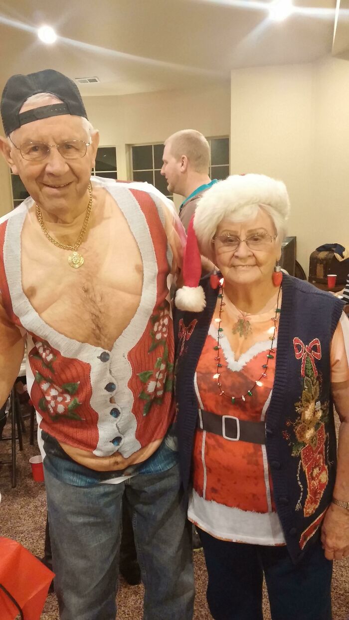 My Grandparents At The Christmas Party