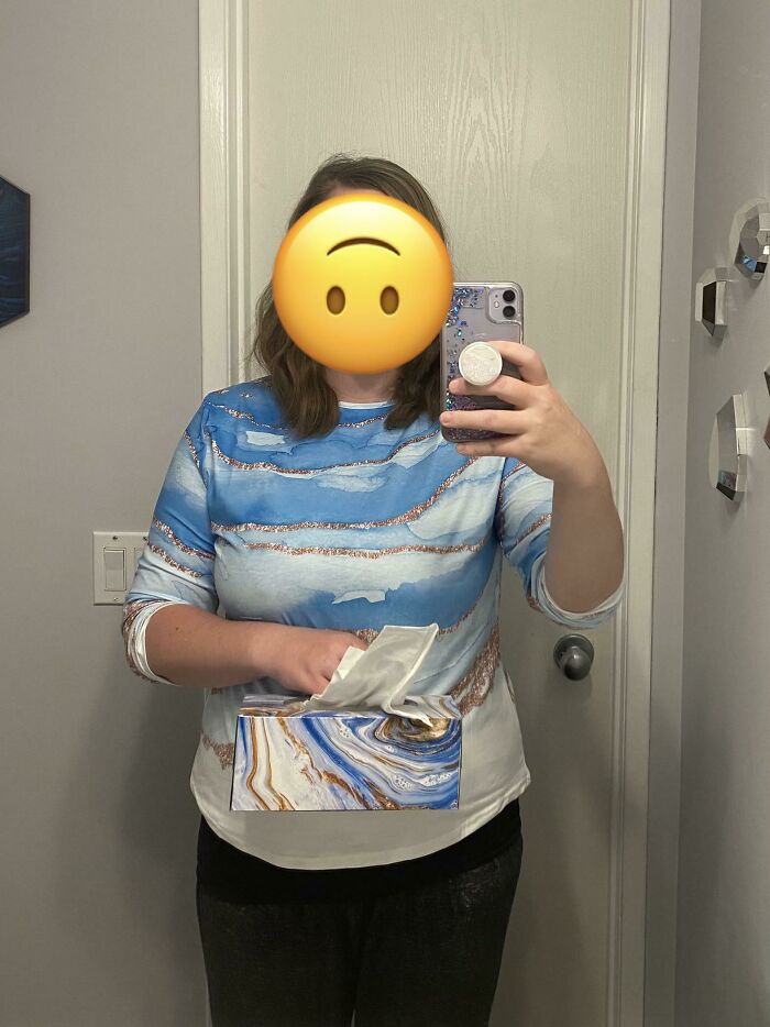 I Got A New Shirt And It Matches My Kleenex Box