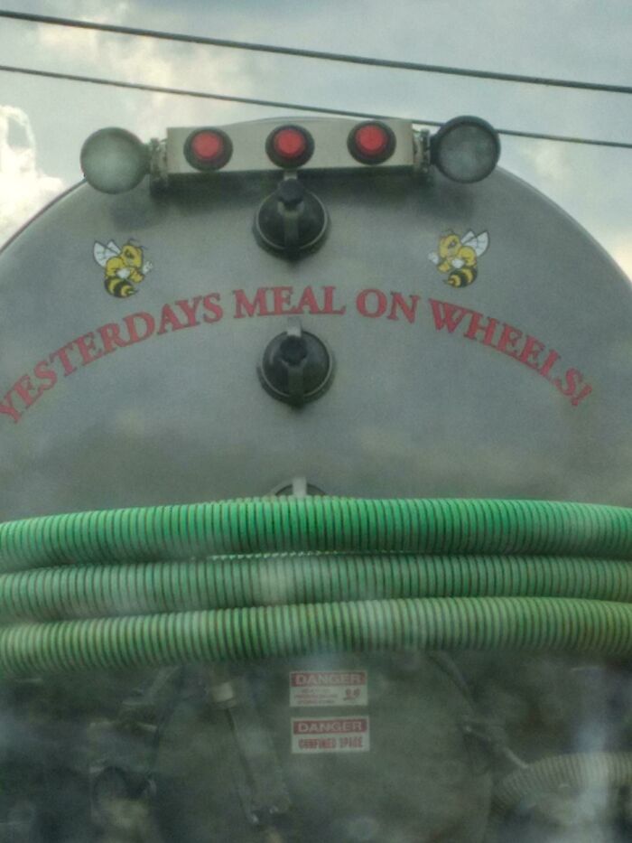 Septic Truck I Got Stuck Behind The Other Day