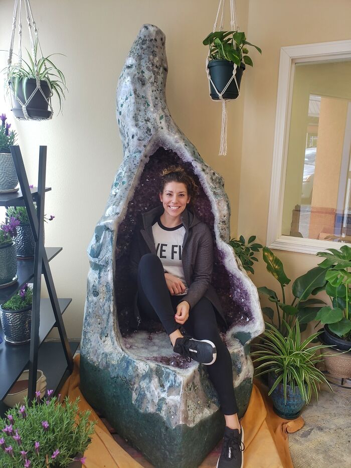 Found This $29,000 Amethyst Throne Today