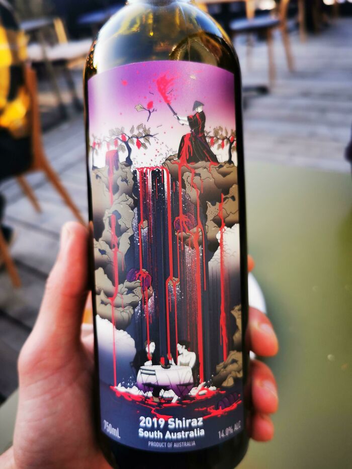 The Artwork On This Wine