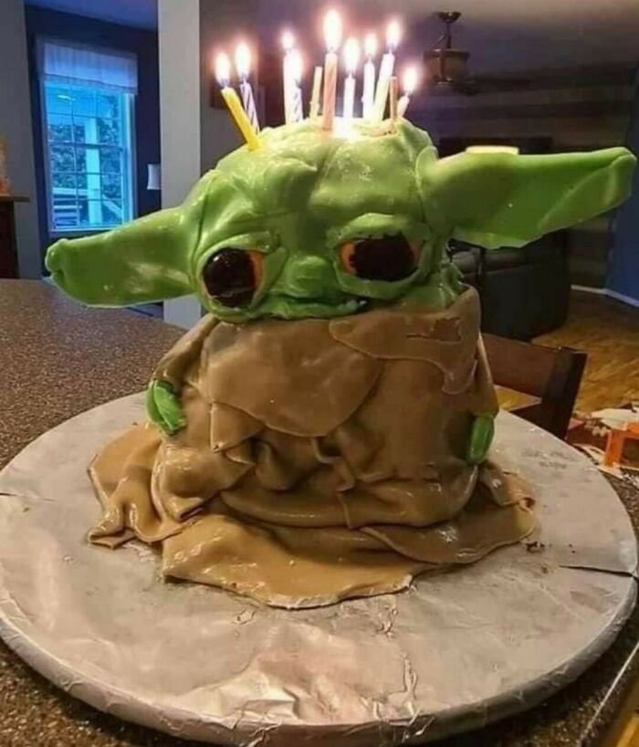 To Make A Baby Yoda Cake
