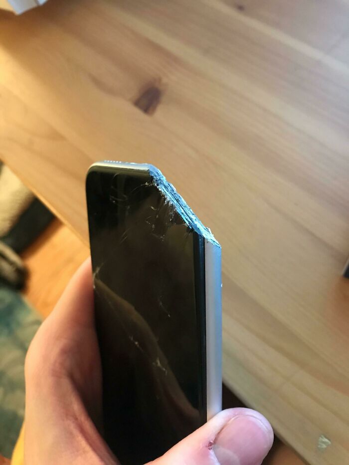 Phone Slipped Out Of My Pocket While Go Karting And Became Wedged Under The Kart. This Is What I Found At The End Of The Lap