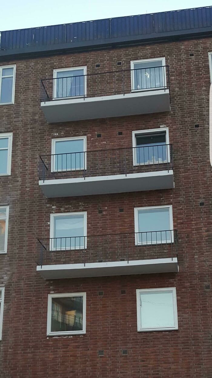 When You Pay For A Balcony But Can't Afford A Doorway
