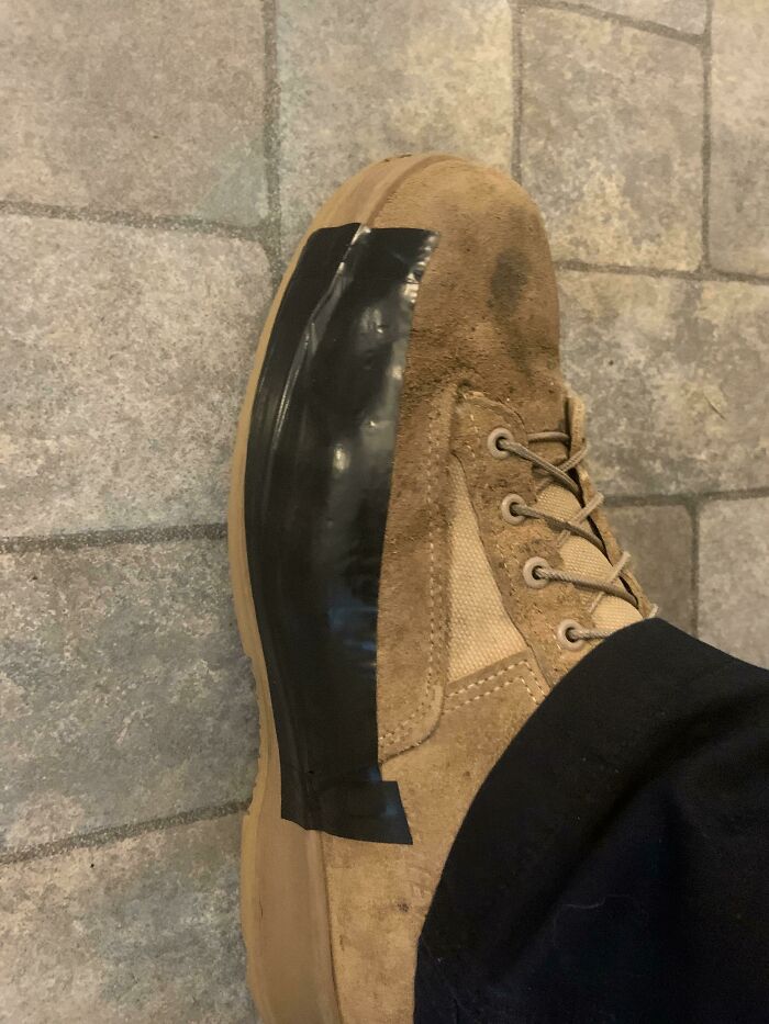 Hole In Your Boot. No Problem