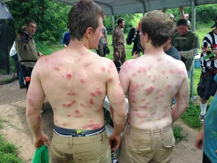 Have Your Bachelor Party At A Paintball Course, It Would Be Fun They Said