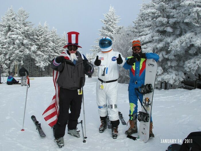 My Buddies Took Me Skiing For My Bachelor Party. I Went To Space