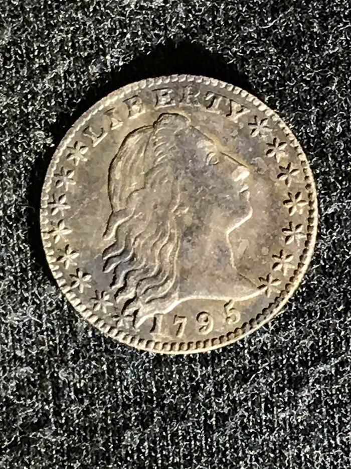 Had The Find Of A Lifetime Today! 1795 Flowing Hair Half Dime!!! What A Day To Remember