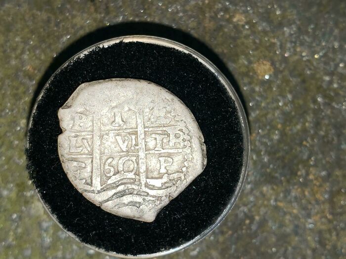 Oldest Coin I've Found To Date. 1660 Spanish 1real. Tidewater, Virginia
