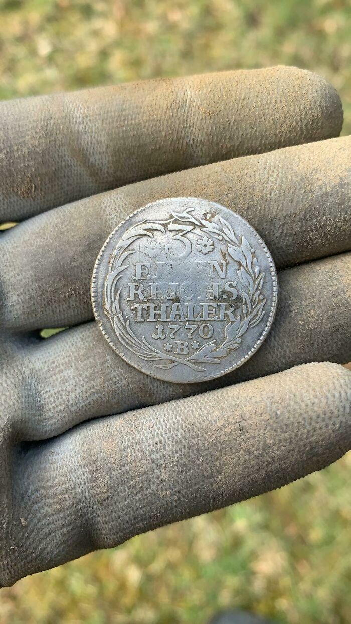 My First Big Hit! 250 Years Old Silver Coin