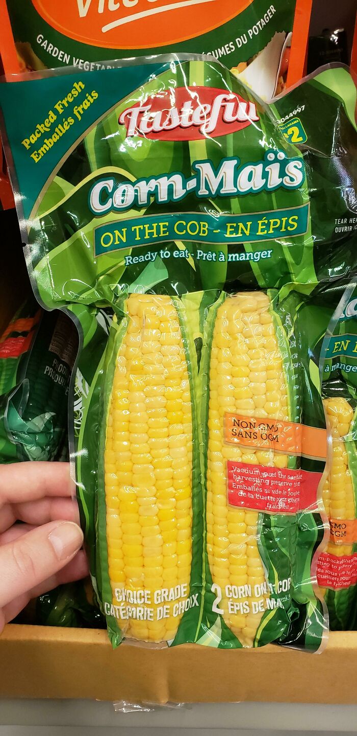 Too Bad Corn Doesn't Come In Some Sort Of Biodegradable Packaging