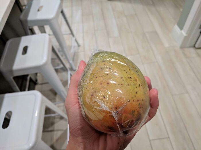 If Only This Mango Had Some Sort Of Natural Packaging