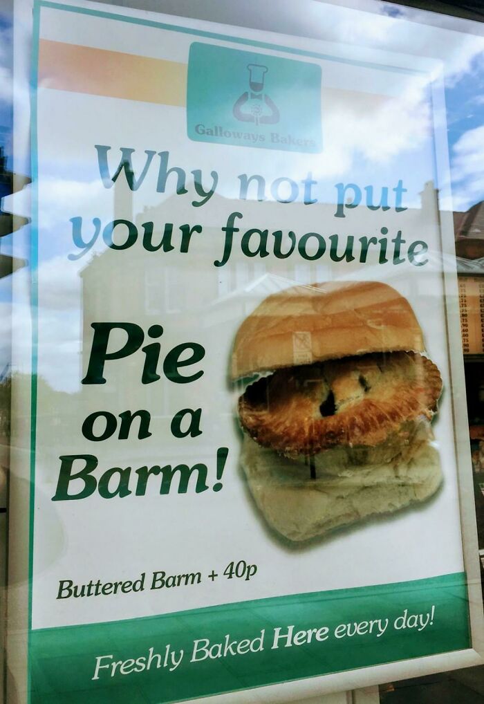 Pie On A Barm! Why Not!