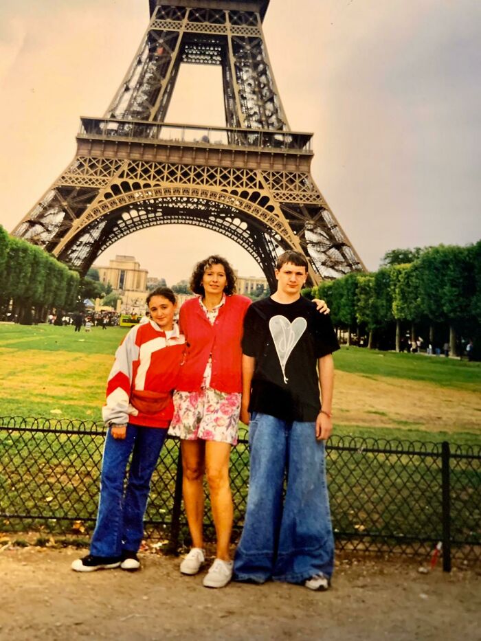 Mi mamá solo quería una linda foto en París