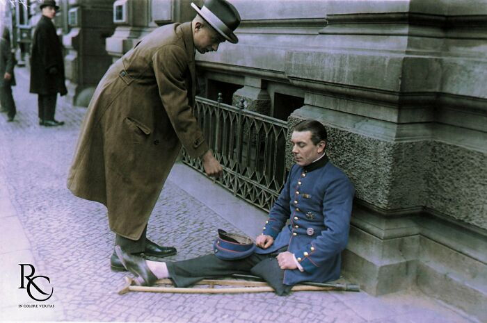 Berlin, 1923. Less Than Five Years After The End Of The Great War, Germany Economy Lies In Ruins. A Disabled War Veteran Begs In The Street Dressed In His Pre-War Dunkelblau Waffenrock