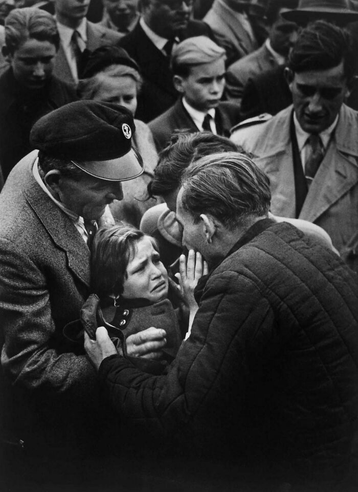 A German World War II Prisoner Is Released By The Soviet Union And Reunited With His 12-Year-Old Daughter, Who Has Not Seen Him Since Infancy. 1956