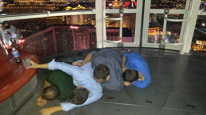 I Wish My Bachelor Party Had Told Me They Were Afraid Of Heights Before Getting On The Ferris Wheel
