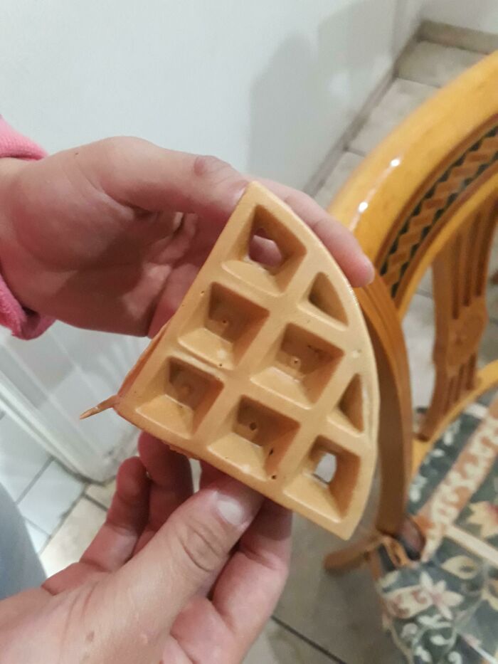 My Waffle Wedge Is So Perfect It Looks Fake