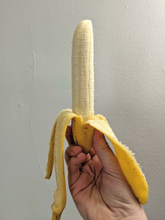 This Unusually Straight Banana